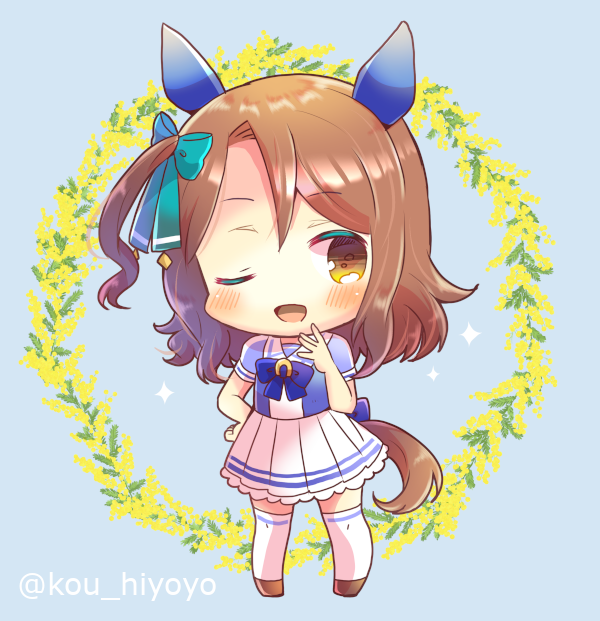 キングヘイロー(ウマ娘) 「キングヘイロー、お誕生日おめでとう #ウマ娘 #キングヘイロー #キングヘイロー」|ヒヨヨ@skeb募集中のイラスト