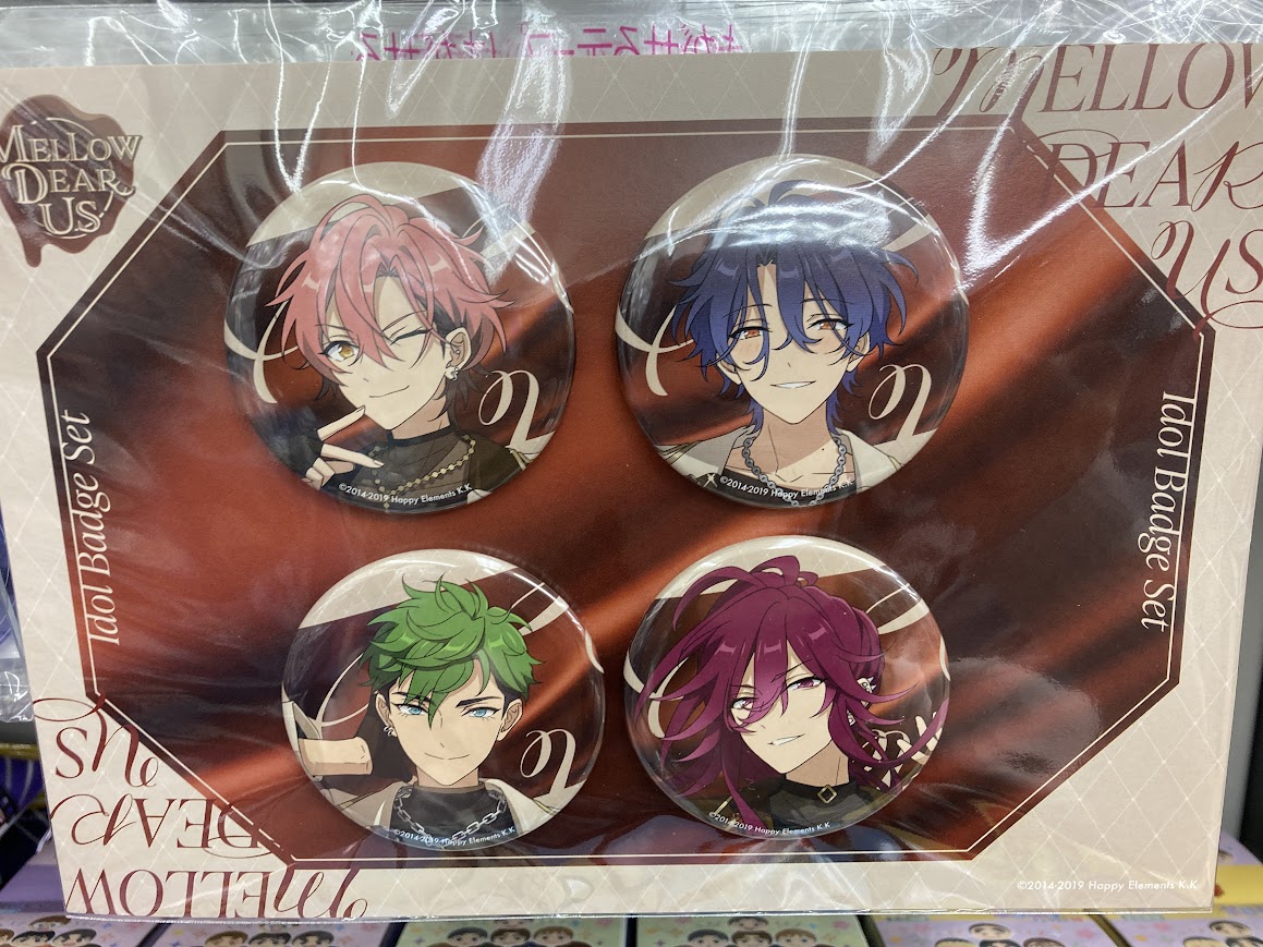 MELLOW DEAR US アイドルバッジセット 久遠舞珠 グッズ入荷情報】 💫あんさんぶるスターズ！！ Bright me up!! [MELLOW