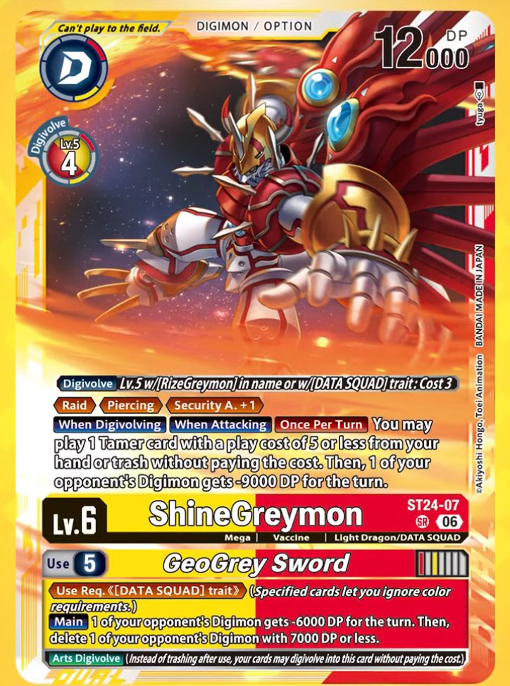 💣[BOMBAZO]💣

Llega un nuevo tipo de carta a #DigimonCardGame !

Las DUAL CARD:

✅ Digimon + Option
✅ No puedes jugar el Digi a campo directo
✅ Incluye Arts Digivolve, cuando usas la option, evolucionas otro Digi en battle area o Breeding area a este SIN PAGAR

Opiniones?