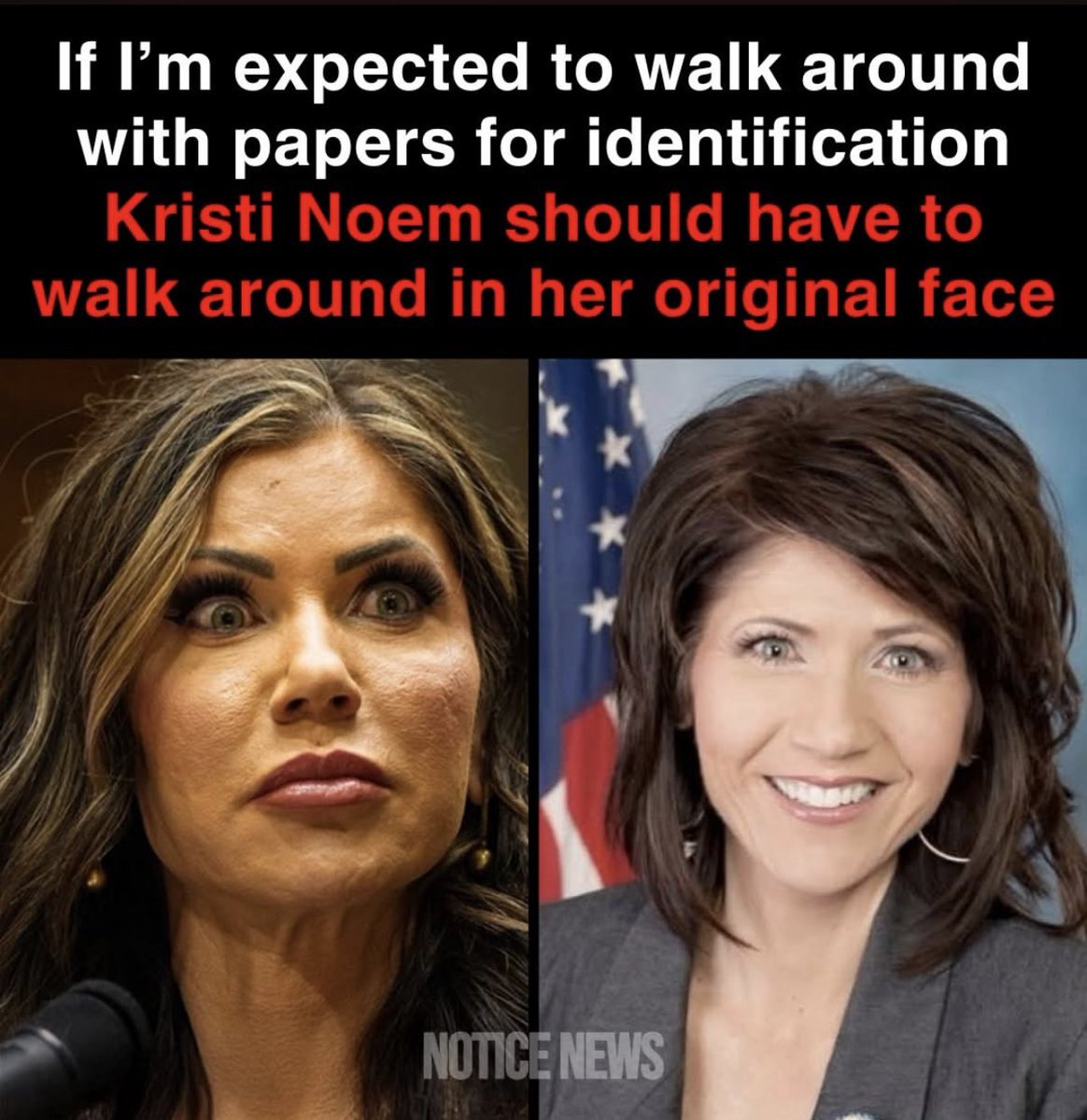 AnnieForTruth's tweet photo. #KristiNoem https://t.co/x7ivWhfETS
