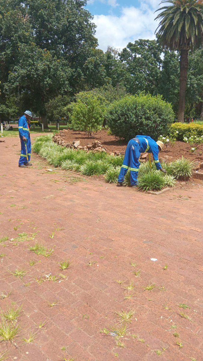 nasiphim's tweet image. Our teams were at the park yesterday. The work continues.