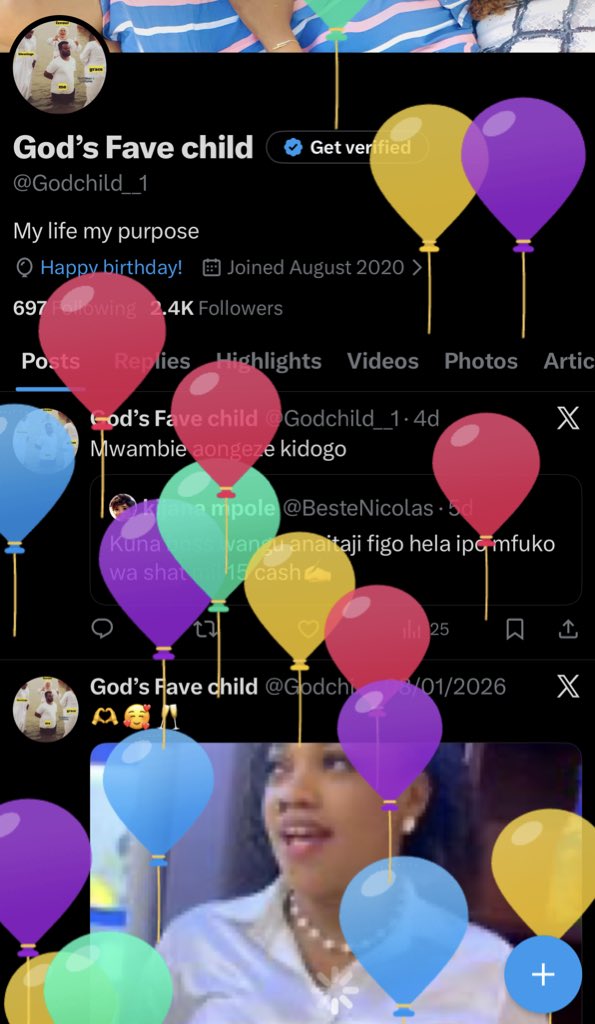 God’s Fave child tweet media