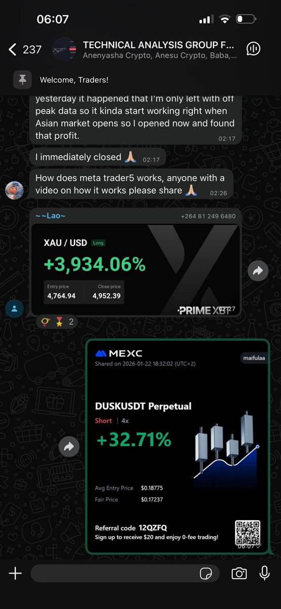 VengieZim's tweet image. 6hours into the day and we have made daily bread for today possible 💪🔥
You want #BBFT futures @CoinstoreExc 📈📉
Or buying #BFT on spot @CoinstoreExc  🤑
Or futures of any coin just in general crypto space 🔥🚀
GOLD @PrimexbtES  on CFDs again with the link below 👇 👇🏽