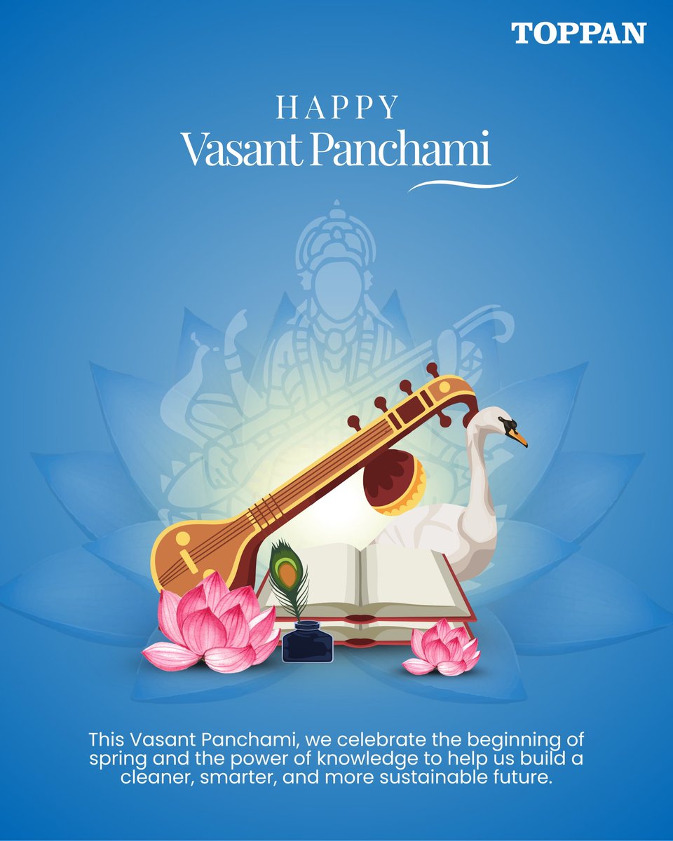 TSF_CorpComm's tweet image. Wishing everyone a joyful Vasant Panchami—a celebration of wisdom, creativity, and new beginnings.
At Toppan Speciality Films, we move forward with knowledge-led innovation and purposeful growth.