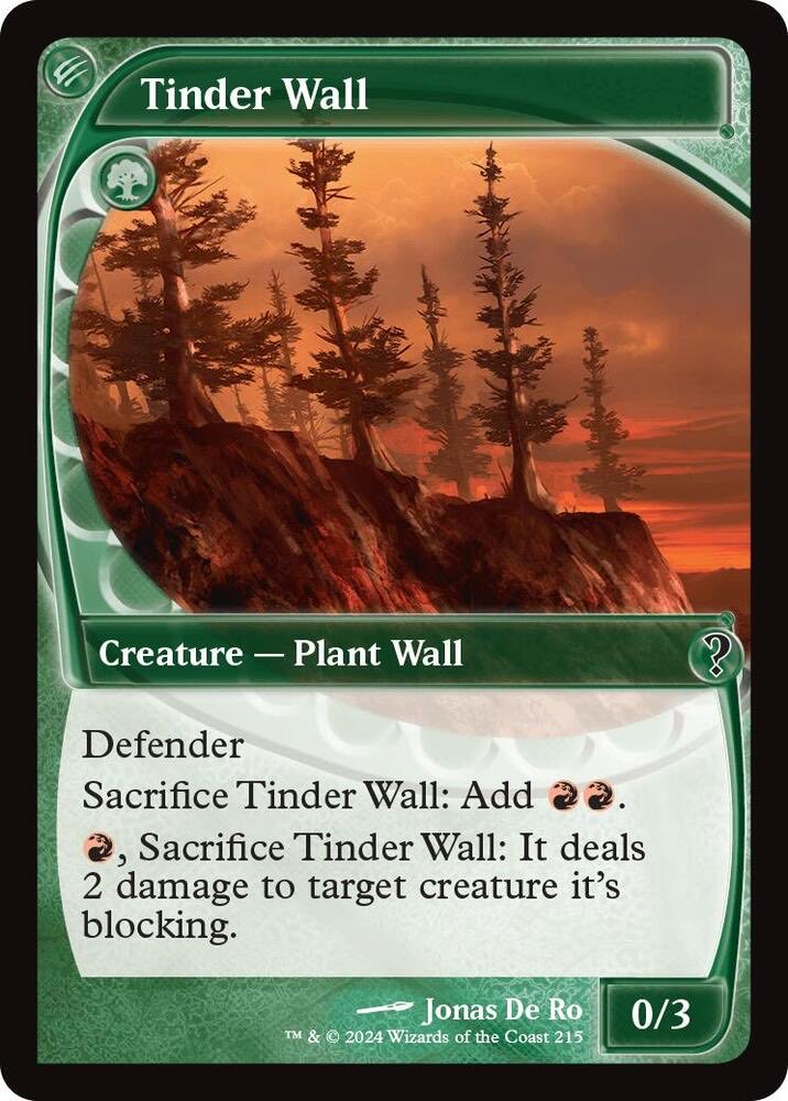 Can’t say I know what caused a supply decrease recently, but there isn’t many copies of this version of Tinder Wall left. Foil copies are also scarce, although they have a high price point for a buyout.

Good to buy for $5 or less. Good to sell at $10+ soon.