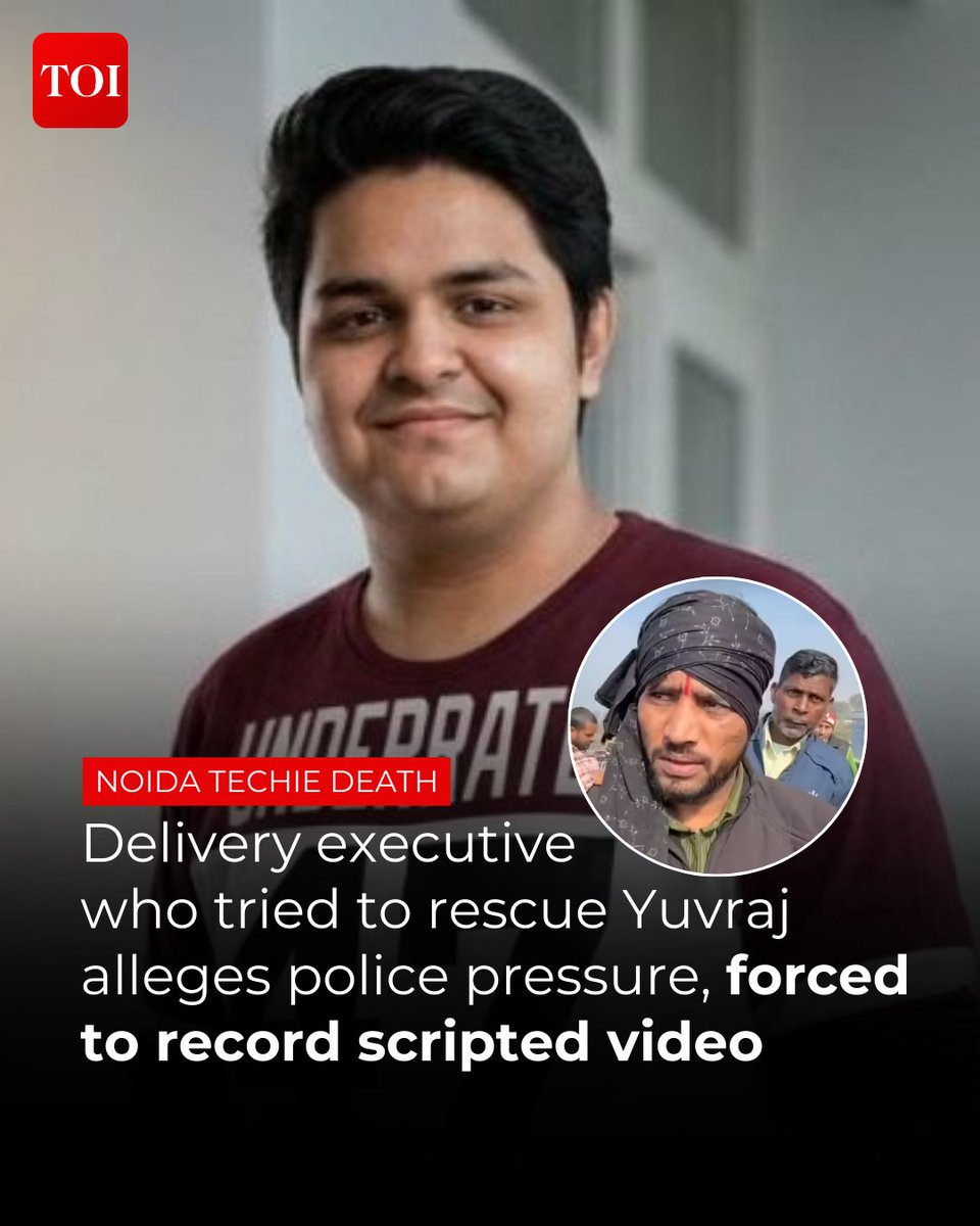 A delivery executive who emerged as a key eyewitness in the death of software engineer Yuvraj Mehta has alleged that police personnel asked him to give statements supporting their version of events.