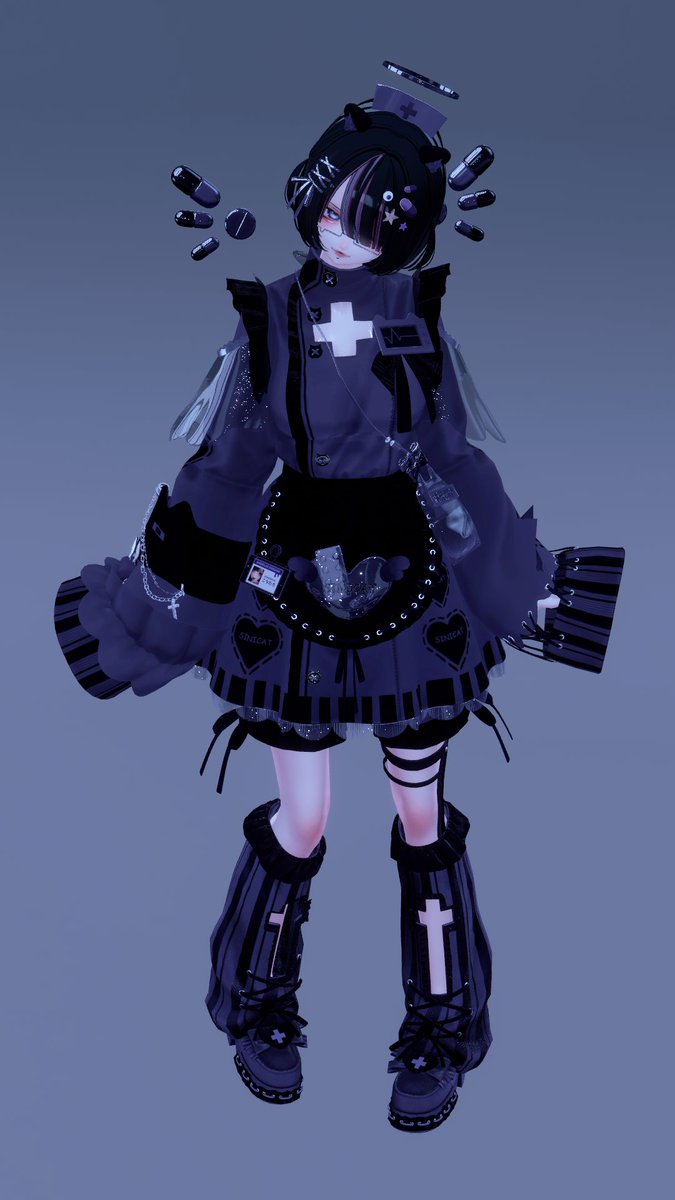 konataro_vrc's tweet photo. 𝐃𝐎𝐍𝐄 (ृ⁰́꒳⁰̀ ृ　)ु💊💜⭐️
#FutureFuucha のアクセでデコデコ🎶 https://t.co/wAUj11mayF