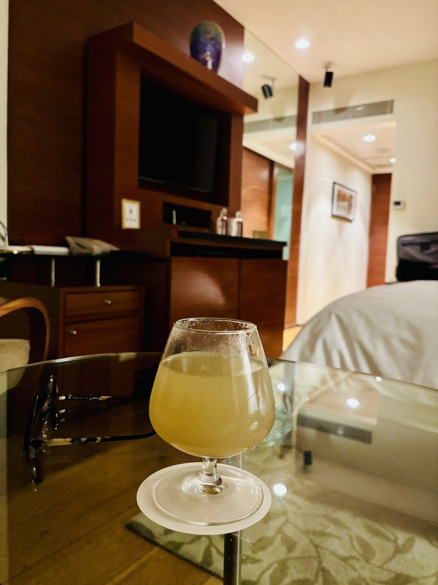 India’s hospitality industry is unmatched.

Landed into Chennai at close to 1AM and was still struggling with a horrid cough, cold and chest congestion.

The team at <a href="/taj_coromandel/">taj_coromandel</a> sent this concoction up at 2AM. It’s some kind of virgin hot toddy and it has genuinely helped me