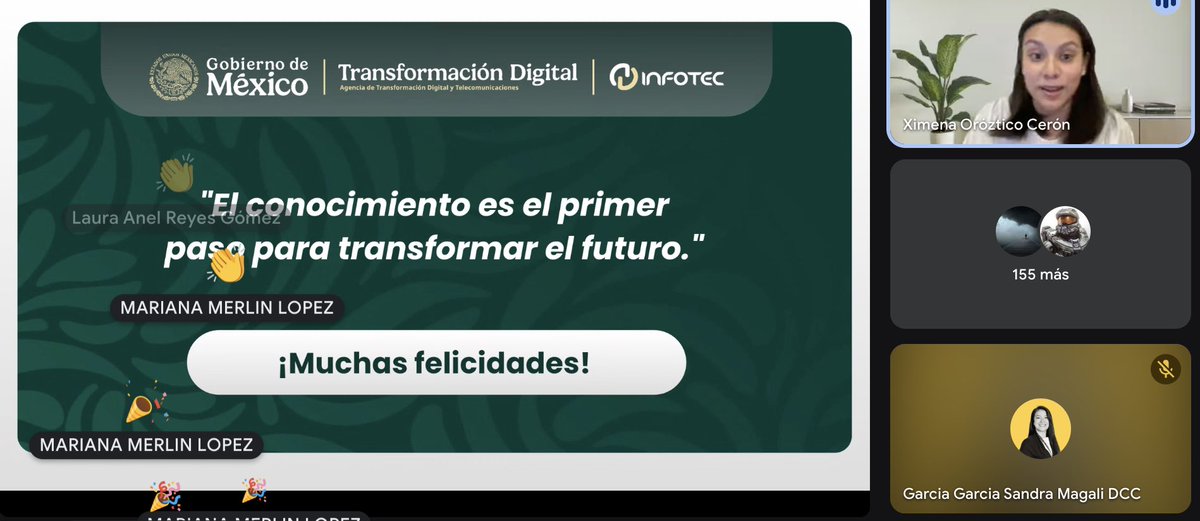 MagaliGar91's tweet photo. Participé en la ceremonia de entrega de Constancias del curso Inglés Gratuito para Entrevistas de Trabajo.

Agradezco la colaboración entre el @TecNM_MX e @InfotecMexico, por las acciones orientadas al fortalecimiento de competencias profesionales y a la formación continua. https://t.co/uIaVTxUGBc