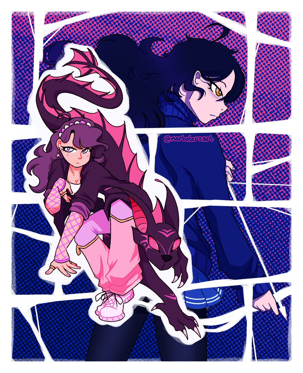 marbstersart's tweet photo. wasn't originally going to post this but decided to because i like it. made it for family as a gift for christmas

#oc https://t.co/rQGhIfMSWr