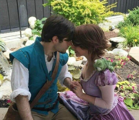 jovithewise's tweet image. byler : rapunzel and flynn rider