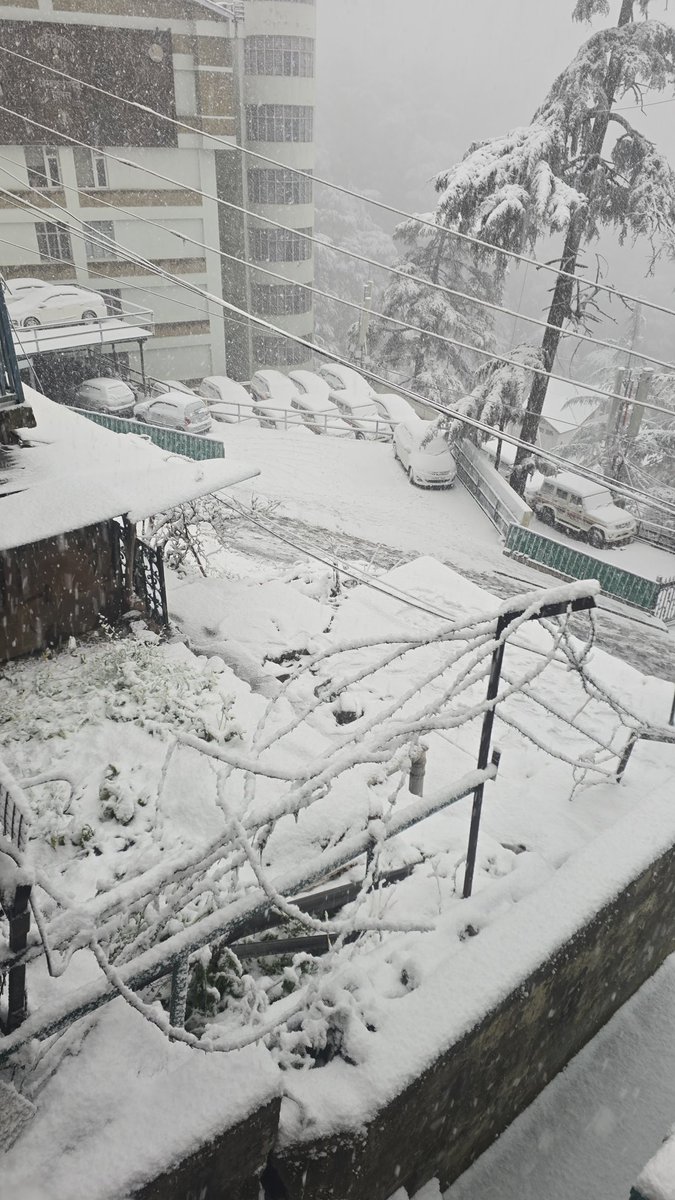 VINOD294's tweet photo. #Shimla Now https://t.co/0t21BgmBFL