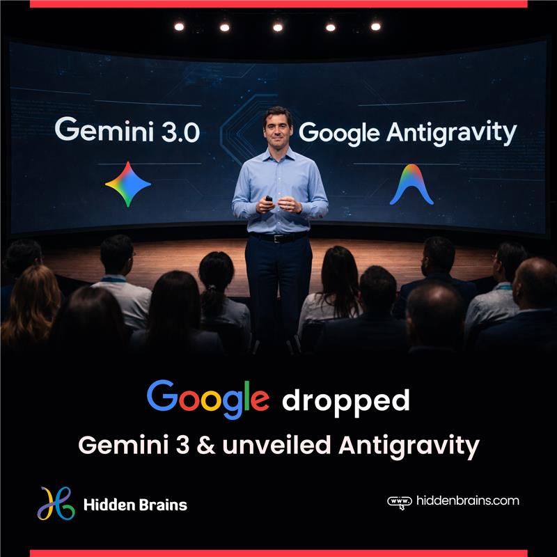 HiddenBrains's tweet photo. Is this the end of coding as we know it?

Google just dropped Gemini 3 and unveiled Antigravity, sending shockwaves through the developer world. AI-native development is no longer coming, it’s here.

#Gemini3 #Antigravity #AI #CodingFuture #DevNews https://t.co/YmdF2NUIyc