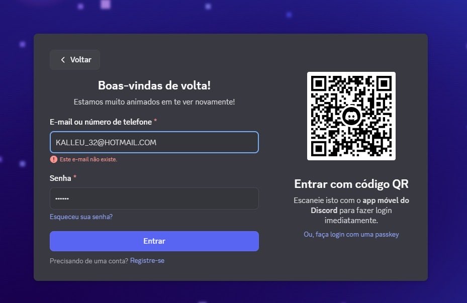 kalleuF's tweet photo. @discord_support help me!
Eu tenho uma conta que uso sempre, mas por algum motivo eu não consigo mais entrar. Diz que o e-mail não existe! https://t.co/RUUahsNgNp