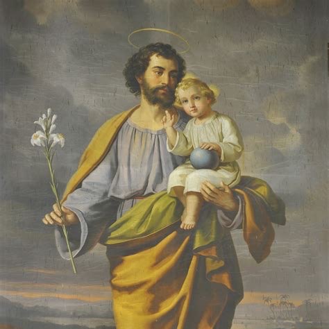 Heiliger Josef, Nährvater Jesu Christi und wahrer Bräutigam der seligsten Jungfrau Maria, bitte für uns und für die Sterbenden dieses Tages.