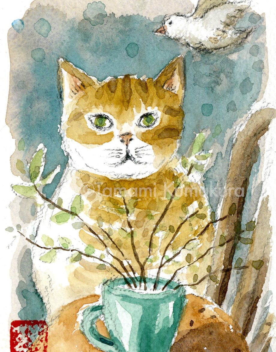 くまくら珠美さん　ポストカード原画