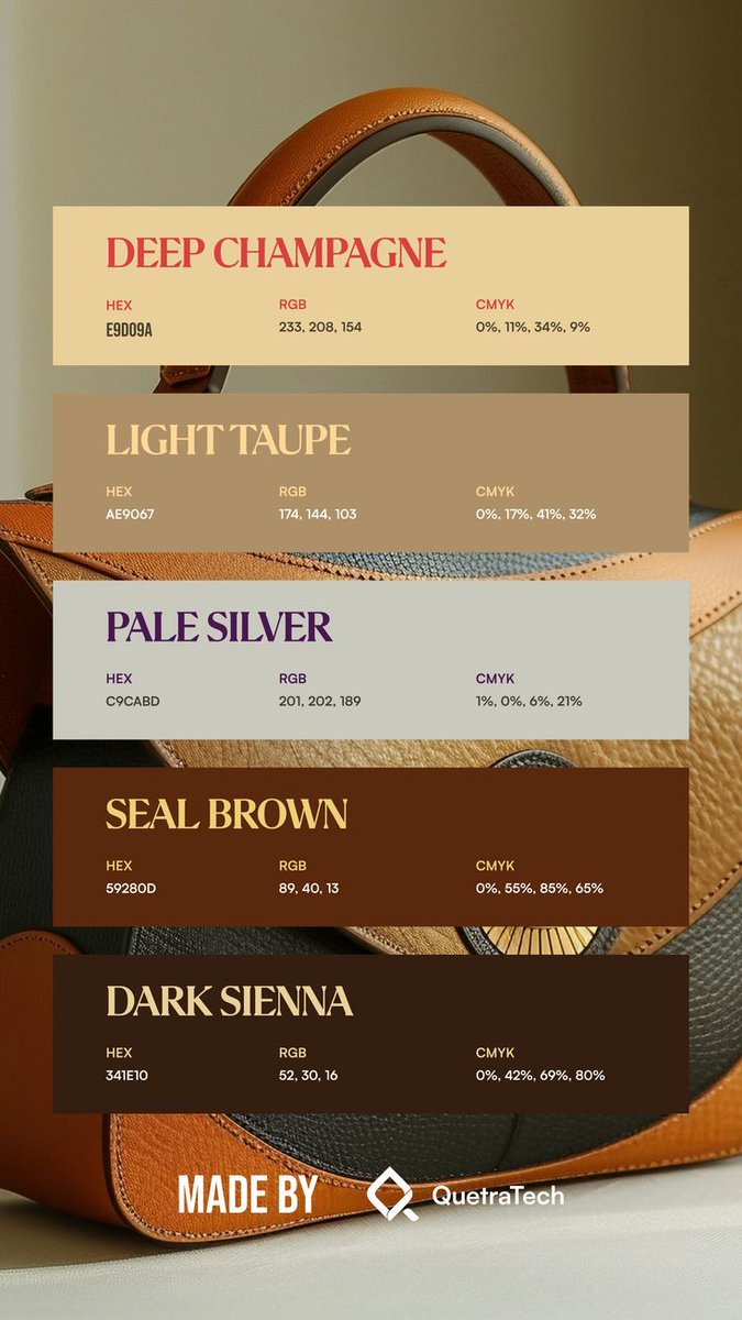 designatlasexp's tweet image. Elegant Earthy Tones for Your Next Project 🍂