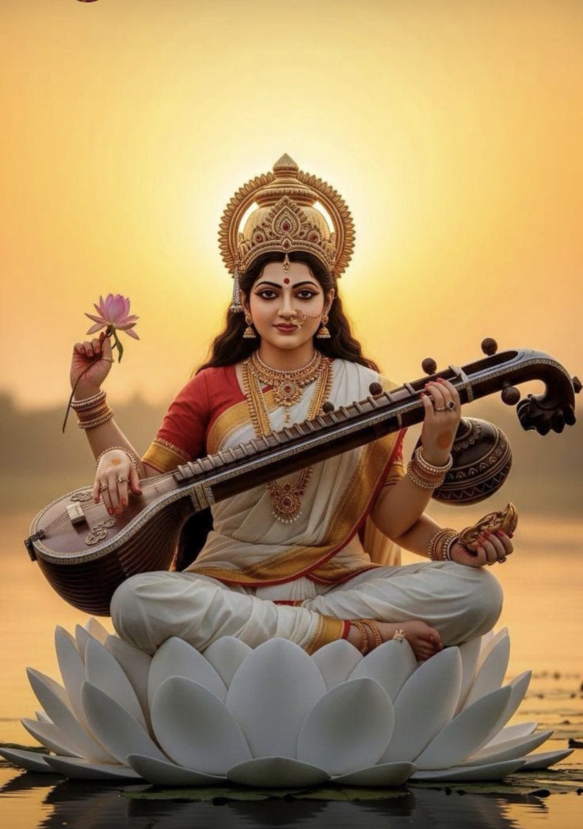 saahi01's tweet photo. या देवी सर्वभूतेषु विद्या रूपेण संस्थिता
नमस्तस्यै नमस्तस्यै नमस्तस्यै नमो नमः
ज्ञान और विद्या की देवी माँ सरस्वती के पावन पर्व बसंत पंचमी की हार्दिक शुभकामना 🙏🏻
#BasantPanchami #Saraswatipuja https://t.co/aLeVXOvgHr
