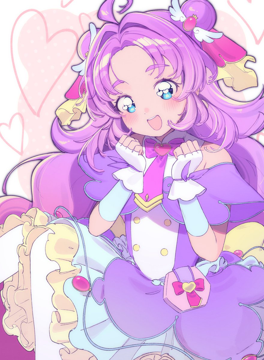A4Loveletter's tweet image. Cure Answer💜#名探偵プリキュア