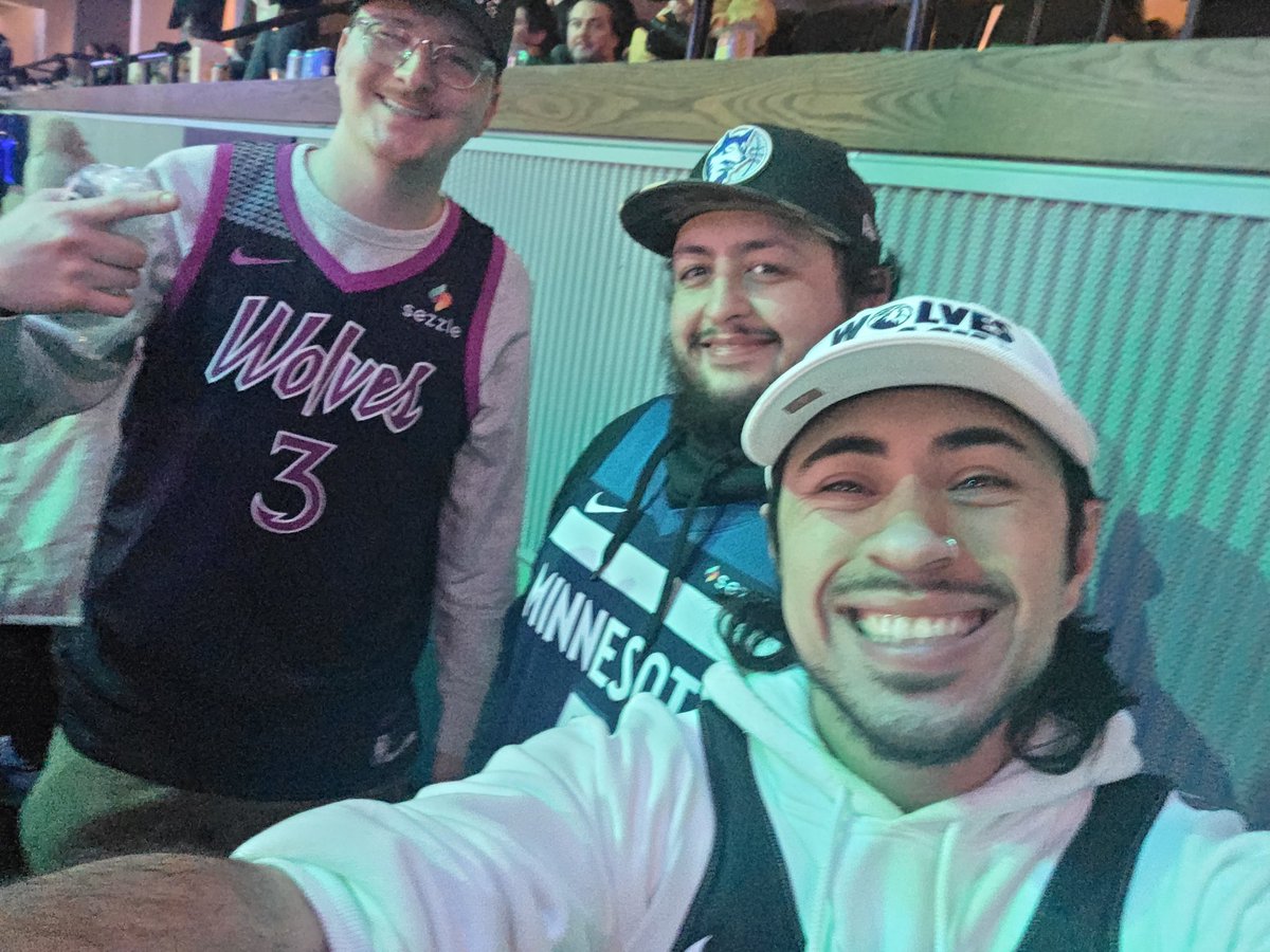 Even tho they lost, what a game!! What an atmosphere #timberwolves
