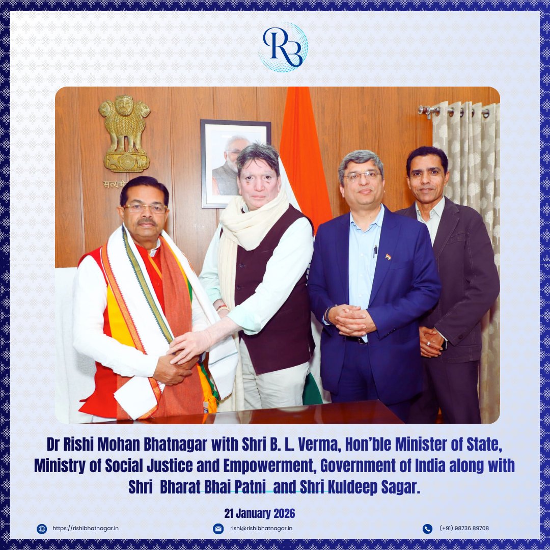 Dr Rishi Mohan Bhatnagar tweet media