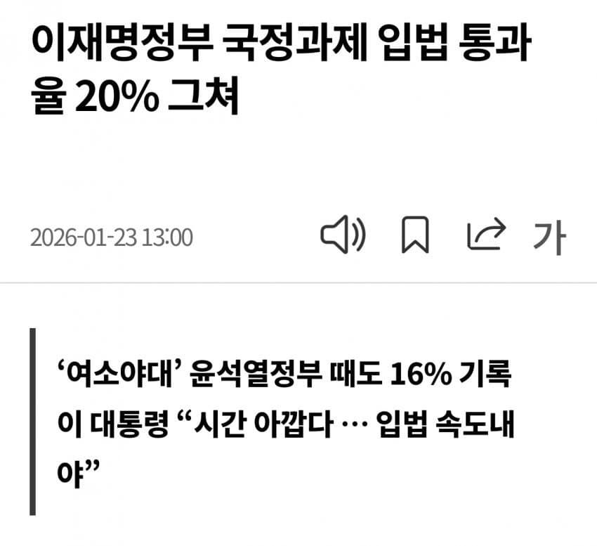 대통령의 적은 당대표임