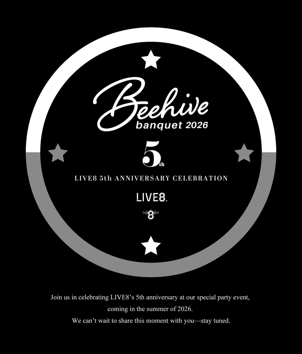 Live8Nam's tweet image. Stay tuned !! 
#live8 #Beehivebanquet2026 #5th