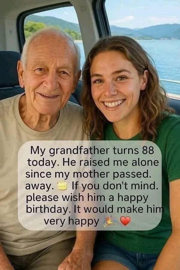 SarahXArt's tweet image. My grandfather turns 88 today. He raised me alone since my mother passed. please wish him a happy birthday. It would make him very happy♡