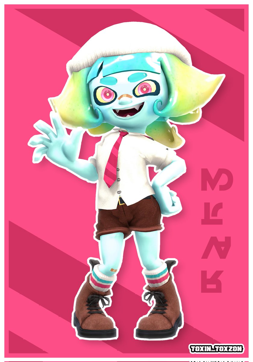 Blur 🦑

Art gift for <a href="/Rachoogian/">Rinslow...</a>! 🩵

#Splatoon #SplatoonOC