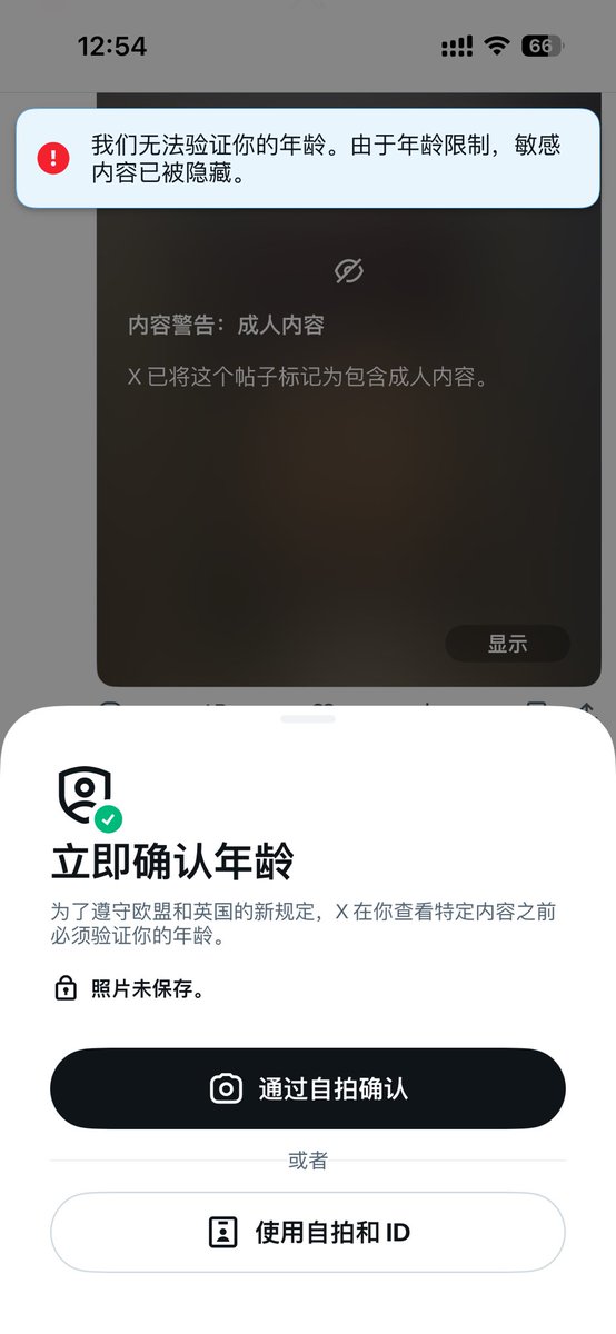 啥意思 为啥说我照片看不出来是不是成年人。。。。。选择ID又说身份证无法验证 神经吧。。。。。