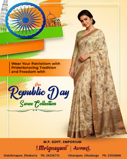 mrignayanistore's tweet photo. On this Republic Day, let’s honor the legacy of our nation and the freedom we cherish. Jai Hind! Let’s stand together as one nation, united in purpose and pride.

#RepublicDay #JaiHind #IndiaRepublicDay #IndianPride #UnityInDiversity #RepublicDay2026 #IndependenceDay https://t.co/hMLUHsFXIX