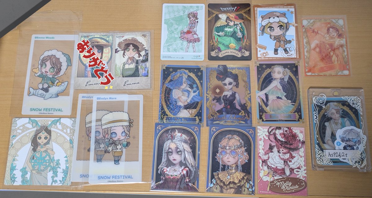 【交換】第五人格 Identity V  カード コースター 色紙 等 

譲)1～7枚目 

求) 異種 同種 探鉱者/傭兵/フールズ・ゴールド(固定ポスト＞その他)

 郵送でのお取引📮
物により複数提供可能◎(別ポスト、過去ポストと合わせても◎)
検索からでもお気軽にお声かけください✨