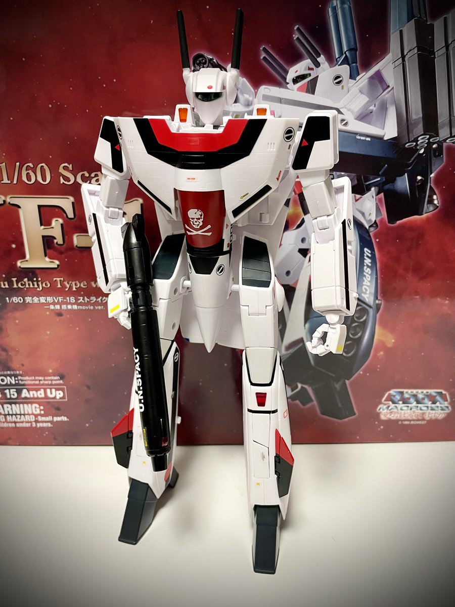 アルカディア1/60 VF-1Sストライクバルキリー 一条輝機move ver. 1/60 完全変形 VF-1S ストライクバルキリー (一条輝 搭乗機) movie ver