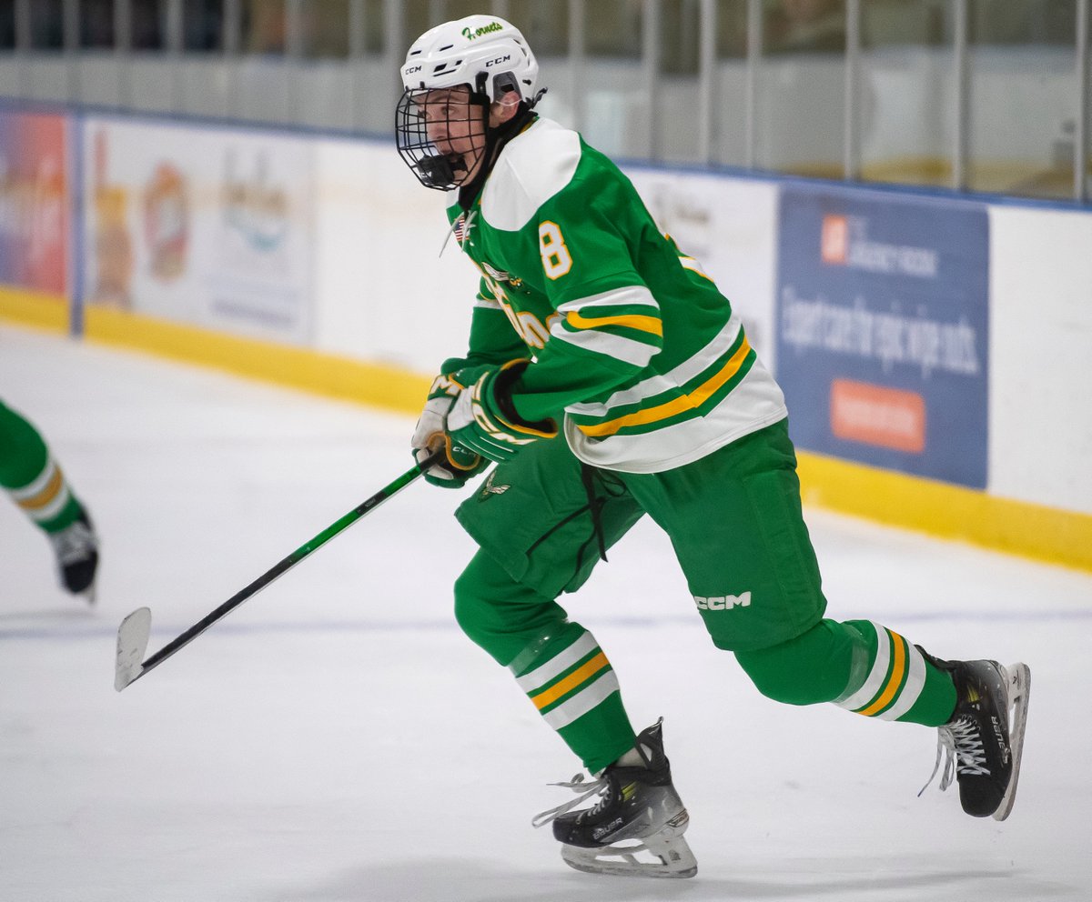 LetsPlay_Hockey's tweet photo. Boys HS Hockey presented by @CarbonesPizza:
-  #5AA Edina’s 📸Tucker Johnson📸 scored his second OT winner in 12 days in the Hornets 5-4 win over #12AA Wayzata
- #7AA Hill-Murray throttles South St. Paul 8-1. 
📸Ryland DeMars📸 with a goal and three helpers.
-  Ashton Lawrence scored the game-winner for #20AA Lakeville South in a 4-3 win over Eastview
-  Brady Kangas with two goals and an assist in #6A Delano’s 4-2 win over Westonka
-  STA’s 📸Cole Braunshausen📸 reached the 50-point mark with a goal and three assists to lead #4AA STA past #5A Mahtomedi 4-1.
-  📸Cooper Siegert📸 with a goal and two assists for #3AA Shakopee in their 5-2 win over Prior Lake
- Ben Williams with a pair of goals including the game winner in Eagan's 5-4 win over Minneapolis
Thursday's Scores:
#1AA Minnetonka 10, Buffalo 4
#3AA Shakopee 5, Prior Lake 2
#4AA St. Thomas Academy 4, #5A Mahtomedi 1
#5AA Edina 5, #12AA Wayzata 4 OT
#7AA Hill-Murray 8, South St. Paul 1
#8AA Cretin-Derham Hall 6, Roseville 0
#11AA Stillwater 6, Woodbury 2
#17AA Elk River/Zimmerman 4, Centennial 1
#20AA Lakeville South 4, Eastview 3 OT
#6A Delano 4, Westonka 2
#8A Northfield 6, #10A Breck 3
#18A Luverne 15, Redwood Valley 0
#19A Rochester Lourdes 3, Winona 0
Albert Lea 7, Red Wing 3
Owatonna 4, Mankato East 2
Two Rivers 5, Tartan 0
Blaine 9, Champlin Park 5
Totino-Grace 3, Andover 2
Eagan 5, Minneapolis 4
Southwest Christian/Richifled 7, St. Paul Academy 1
Windom 7, Worthington 3
New Ulm 11, Fairmont 1
Austin 8, Fairbault 2
Sprig Lake Park/Coon Rapids 3, Anoka 3 OT
Crookston 8, Kittson County Central 4