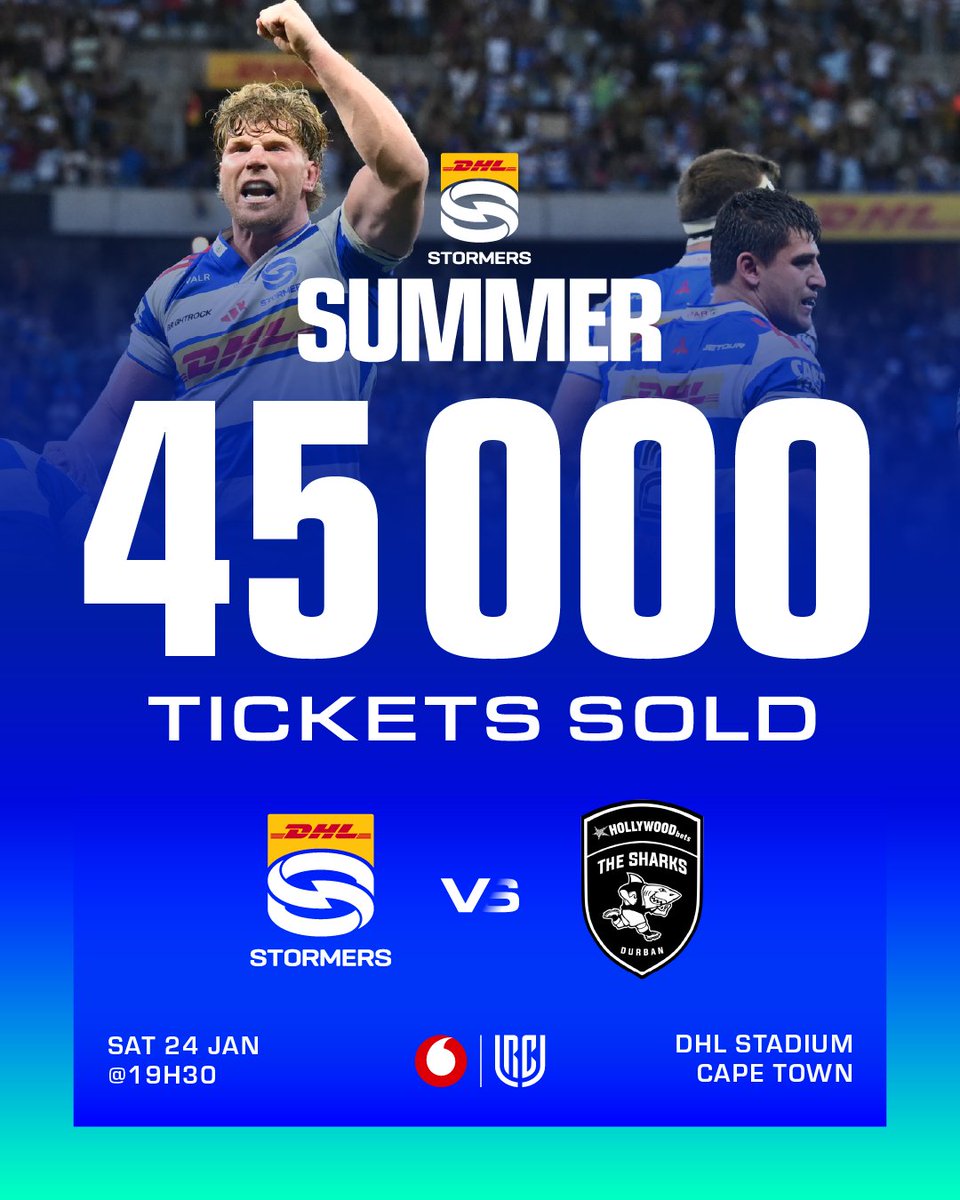 Tomorrow, the DHL Stormers take on The Sharks in an electrifying showdown.  Remember to trade before kickoff. Users who sign up with STORMERS2025 can  earn BTC for every DHL Stormers point. If