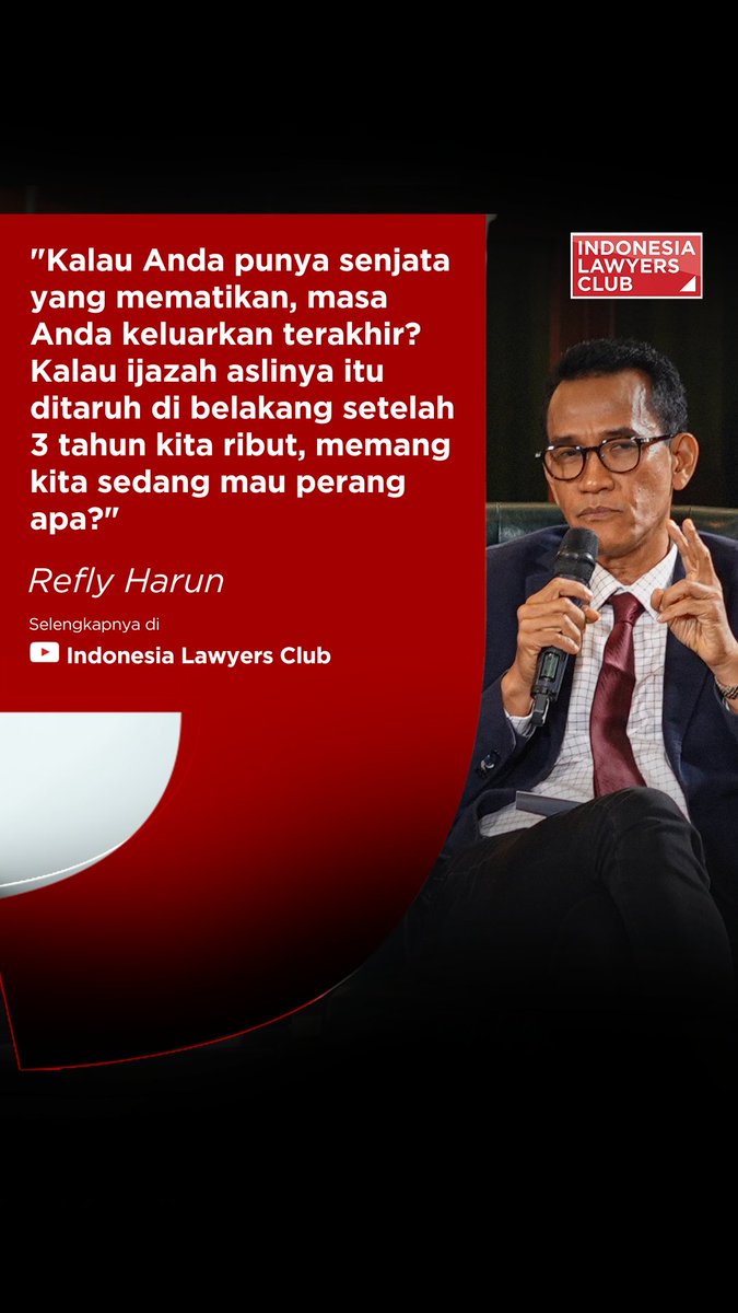 Indonesia Lawyers Club tweet media
