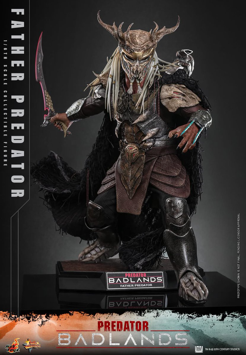 6thscale_KaWu's tweet photo. 【Predator: Badlands - 1/6th scale Father Predator Collectible Figure】
New announcement!
Part 1
#FatherPredator #Predator #Badlands #HotToysCollectibles #SixthScale https://t.co/mLiXPlummJ