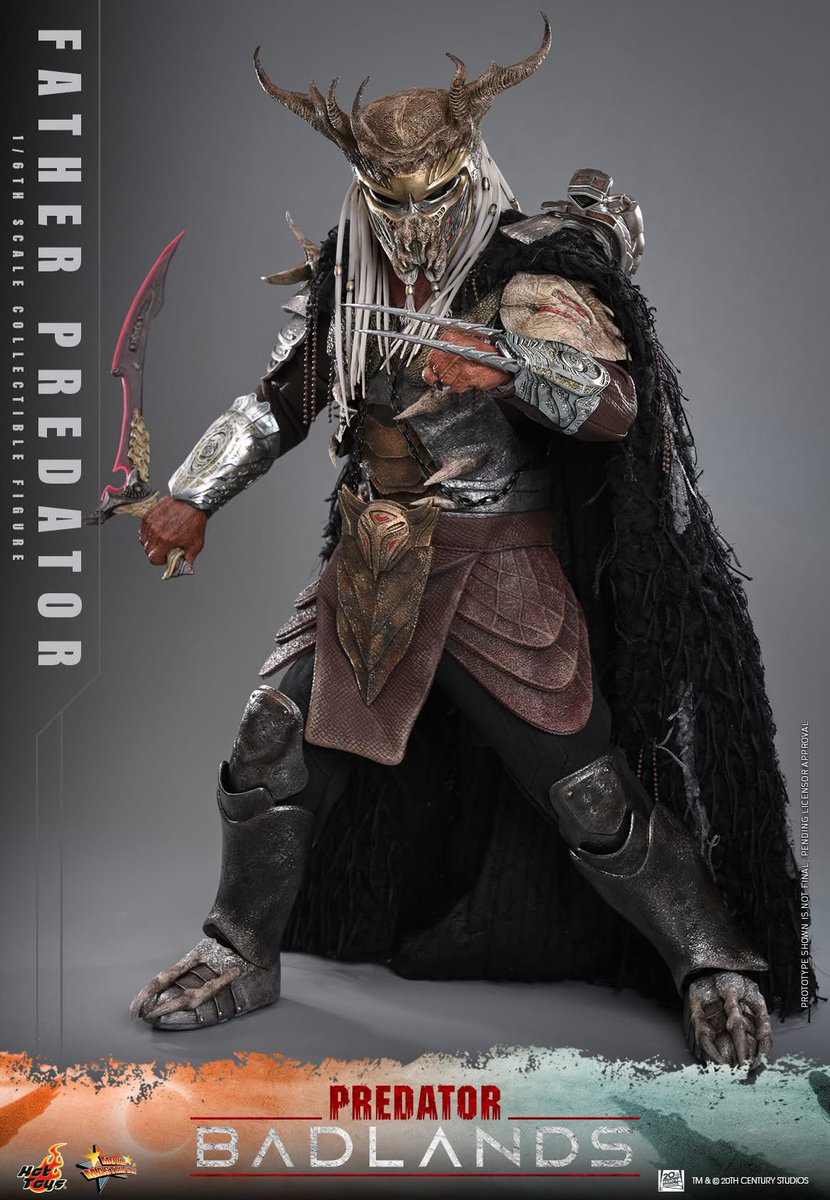 6thscale_KaWu's tweet photo. 【Predator: Badlands - 1/6th scale Father Predator Collectible Figure】
New announcement!
Part 1
#FatherPredator #Predator #Badlands #HotToysCollectibles #SixthScale https://t.co/mLiXPlummJ