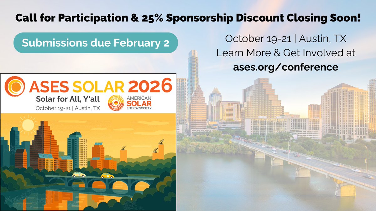 American Solar Energy Society tweet media