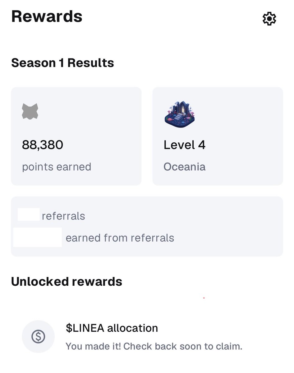 EmonCrypto2's tweet photo. 🦊 @MetaMask Rewards — Season 1 wrapped.
Points locked.
Levels finalized.
$LINEA allocation claim coming soon.
Congrats to everyone who made it. 🚀
#LineaClaim #metamaskrewards #metamaskclaim https://t.co/JOaURVFxxM