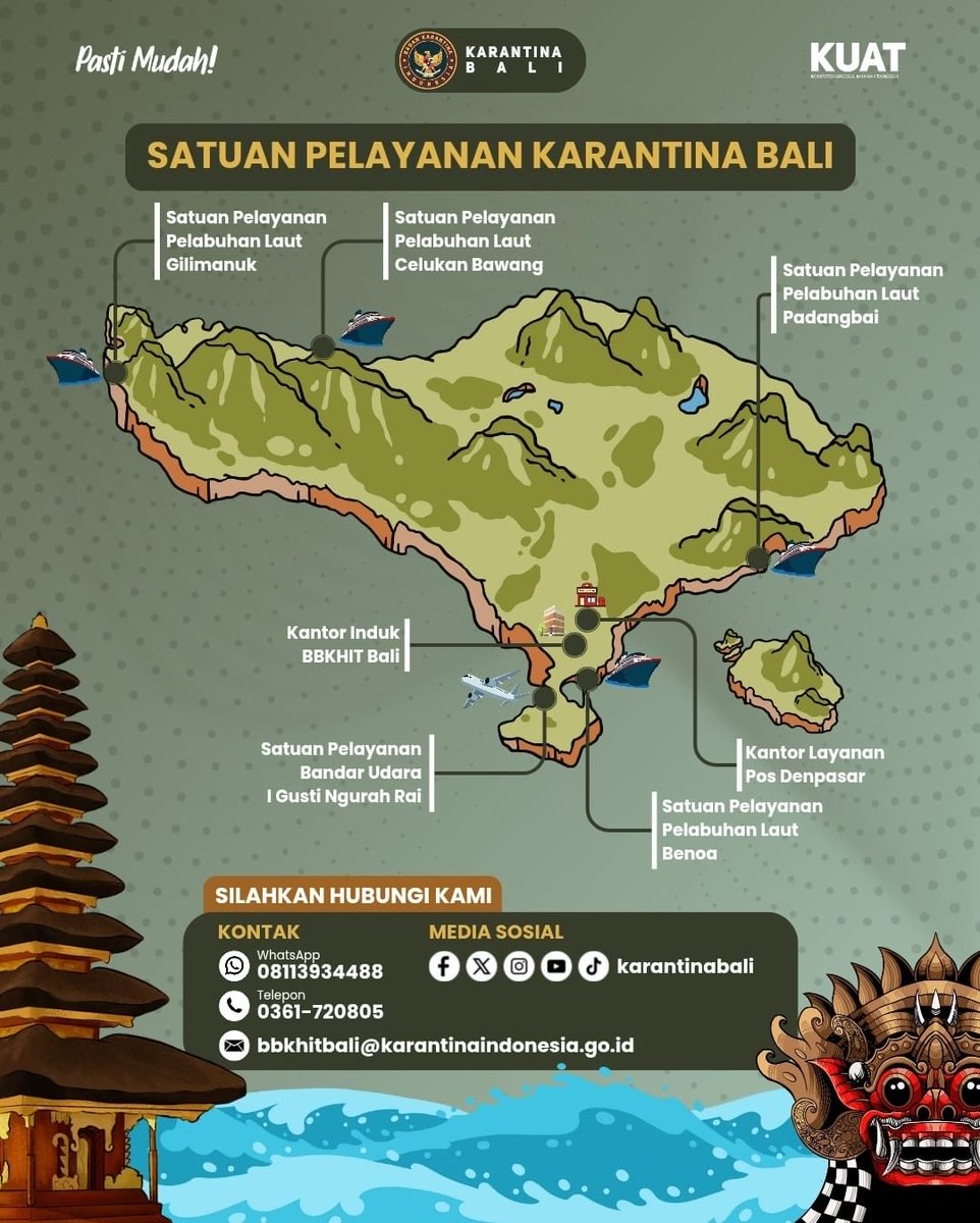 Siaran Pers
Badan Karantina Indonesia

Nomor : 1801/R-Barantin/01.2026
Denpasar, 22 Januari 2026

Perkuat Sinergi IPTEK Karantina, Barantin Gandeng Unud

#badankarantinaindonesia 
#karantinabali