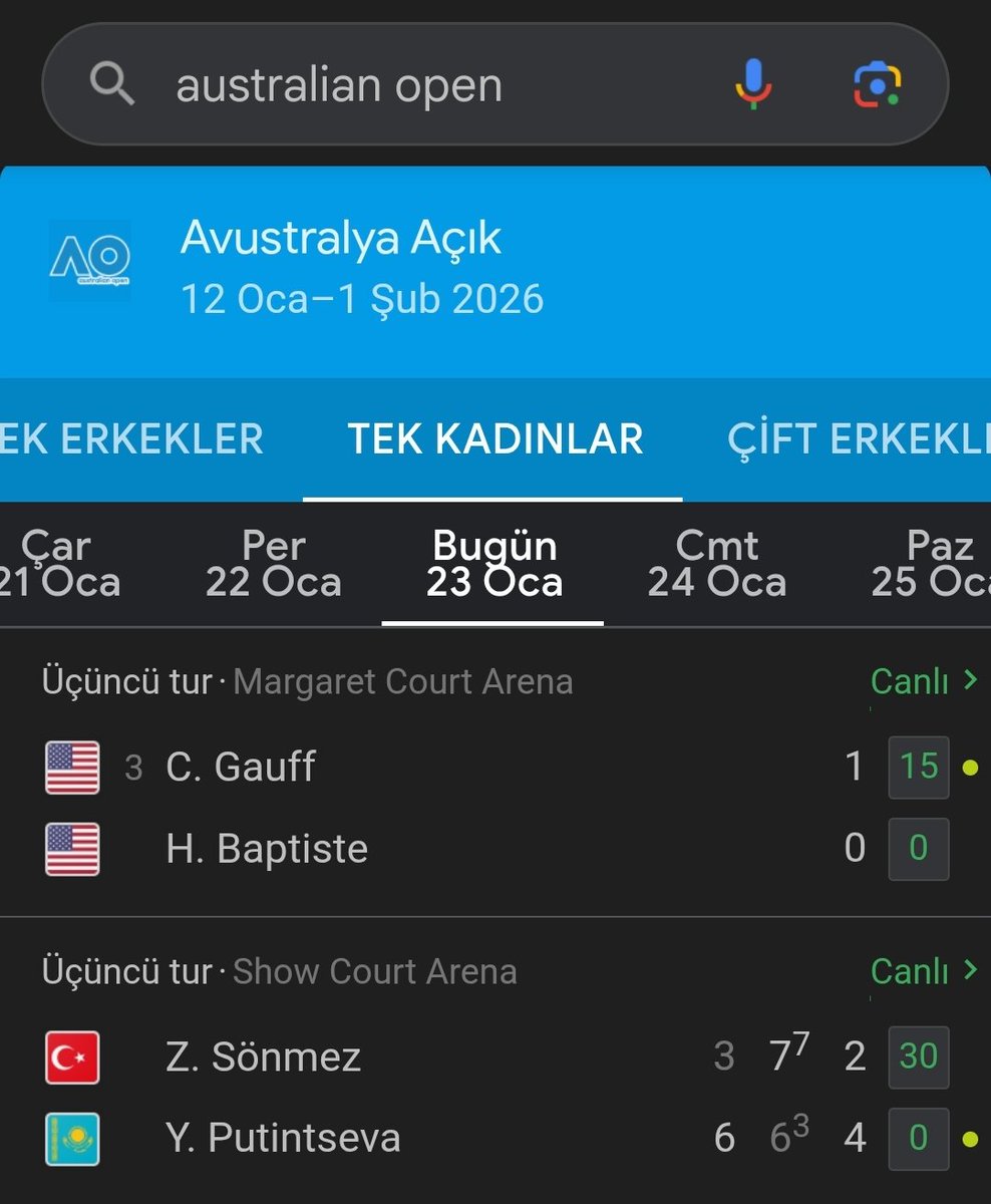 Maçı burdan takip etmekte başka heyecan, yürek dayanmaz 🌟
#trtspor #ZeynepSönmez #AusOpen