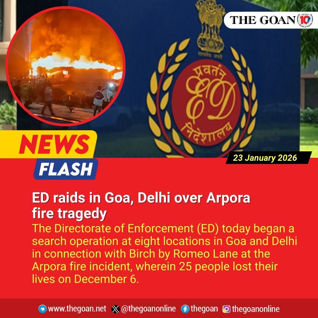 thegoanonline's tweet image. ED #raids in Goa, #Delhi over #ArporaFire tragedy

#Goa #BreakingNews #BirchByRomeoLane #ArporaTragedy @dir_ed