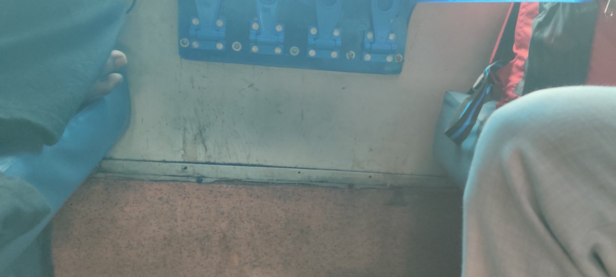 ASHOKREGAR's tweet photo. @IRCTCofficial @indianrailway__  @IndianRailMedia  train no 09001, B4 couch washroom gate broken, dirty with tabacco spits, cockroaches. Take strict action and provide the service we deserve https://t.co/KAbP21VrKp