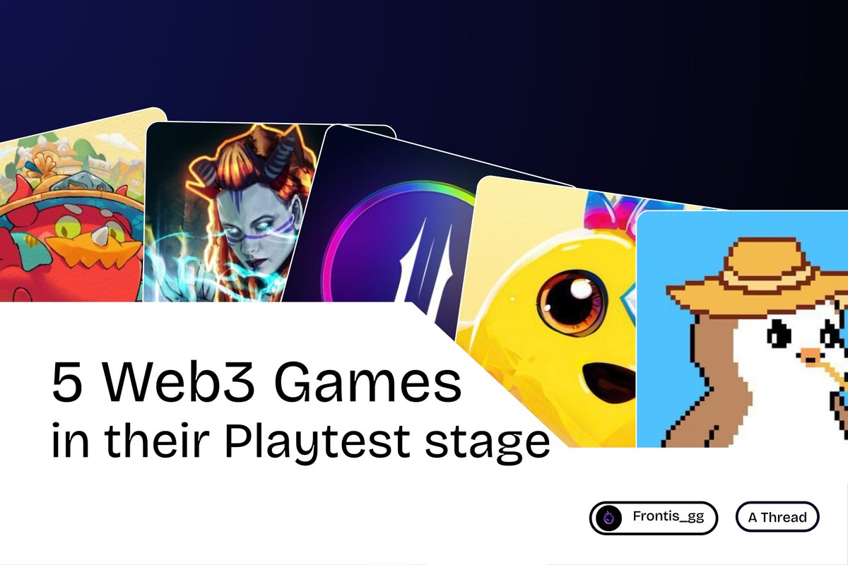You know what they say about early birds

They always get the worm. 

We carefully put together 5 of the best web3 games that are currently in their beta and playtesting stage 

Play, test, give your reviews and become part of their community 

Have fun while you're at it