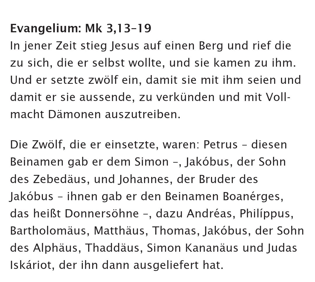 Guten Morgen!

Lesung und Evangelium zum Tag #Christentum #katholisch
