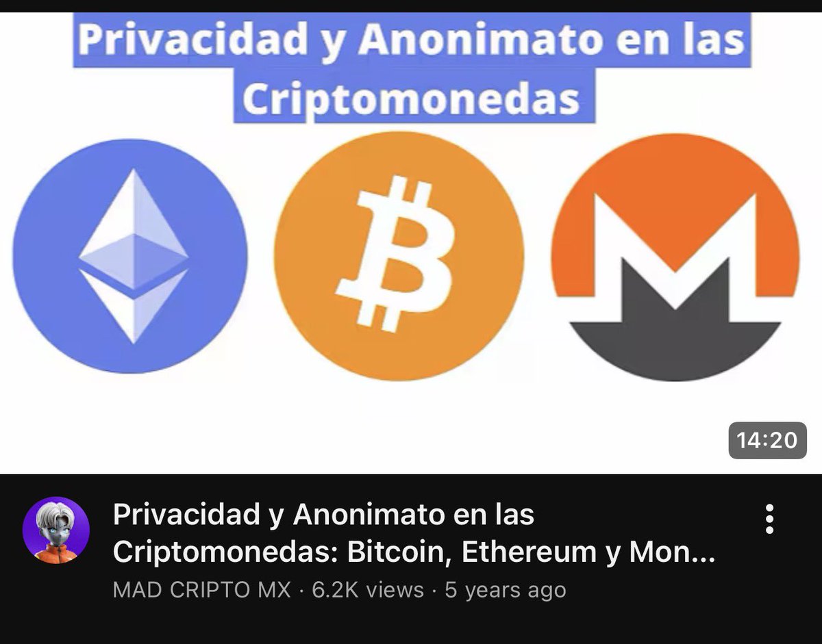 mattunchi's tweet image. Hace 5 años (incluso mas) hablando de monero y la privacidad. 

Intenta prever tendencias en lugar de seguir tendencias. 

2026 ya todos pro privacidad pro monero 🤣