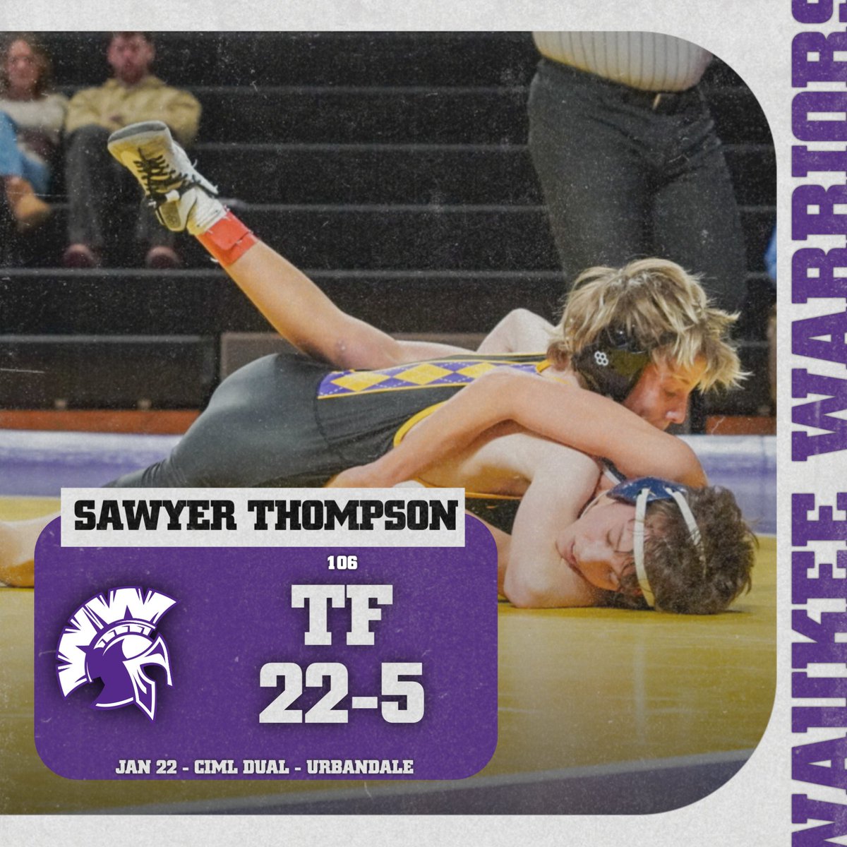 waukee_warriors's tweet photo. Waukee wrestling wins vs Urbandale last night! 🤼‍♂️
Next: Ed Winger Invitational - Saturday, 1/24
#GoWarriors https://t.co/G2WAN1P8Zr