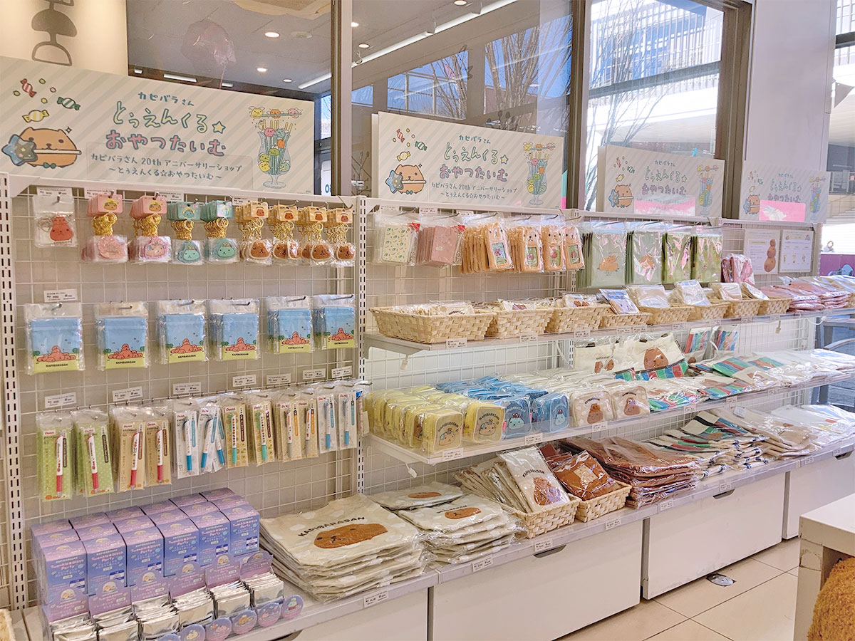 本日オープン /／ 💫カピバラさん20thアニバーサリーショップ～とぅ