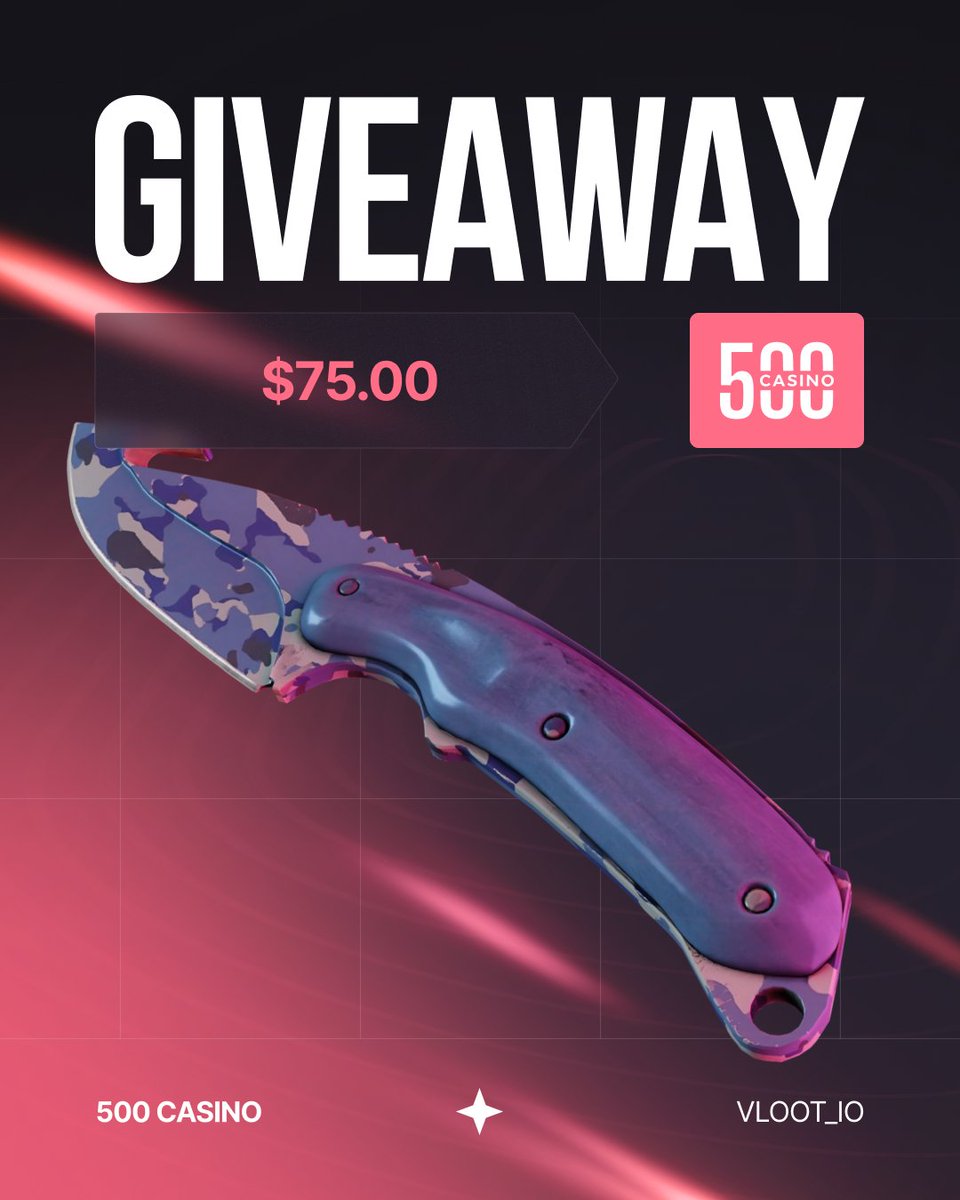 CSGO / CS2 Gut Knife Bright Water Giveaway ($75) 🎁

✅ Follow <a href="/CSGO500/">CSGO500</a> &amp; <a href="/vloot_io/">vLoot.io</a>
✅ Like, Retweet and Tag 1 friend

Winner drawn in 10 days, good luck 🥰
